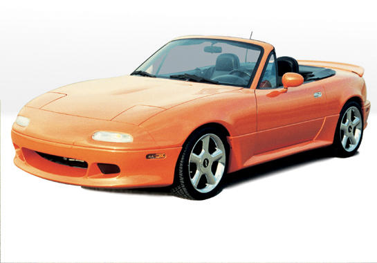 1990-1998 Mazda Miata W-Typ Complete 4Pc Kit Fiberglass
