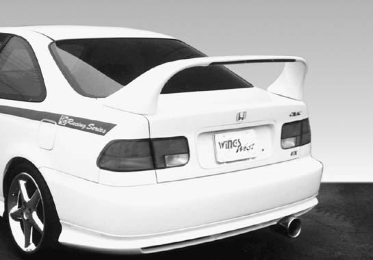 1996-2000 Honda Civic 2Dr Coupe Super Style Wing With Light