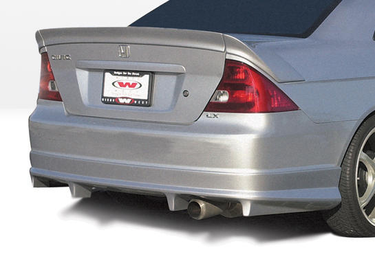 2001-2003 Honda Civic 2 Door G5 Series 4Pc Kit W/ Extreme 7Pc Fender Flare