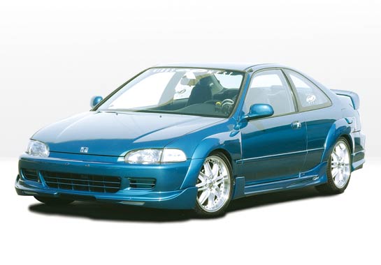 1992-1995 Honda Civic 2Dr G5 Series Kit W/7Pc Extreme Fender Flare Set