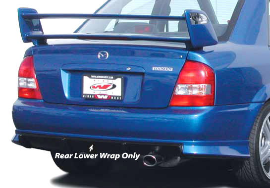 2001-2003 Mazda Protege Mp3 Only Mps 4Pc W/9Pc Extreme Fender Flares