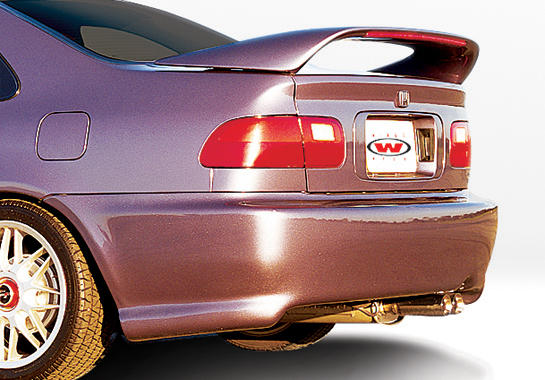1992-1995 Honda Civic 2Dr W-Typ 4Pc Complete Kit Fiberglass Front & Rear