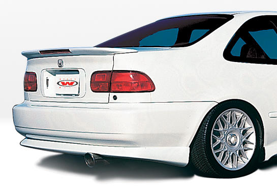 1992-1995 Honda Civic 2Dr Bigmouth 4Pc Complete Kit W/Racing Series Sides & Rear
