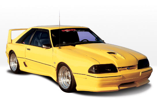 1987-1993 Ford Mustang Lx Dominator Hood Scoop Use W/ Hood Overlay