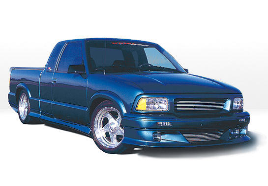 1996-1997 Chevrolet S 10 Extended Cab W/3-Door Custom Full Kit W/Oe Bumper