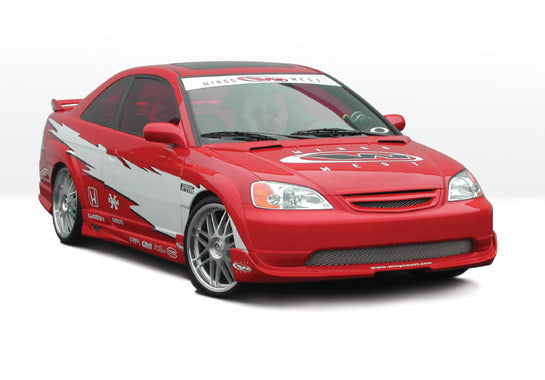 2001-2003 Honda Civic 2 Door G5 Series 4Pc Kit W/ Extreme 7Pc Fender Flare