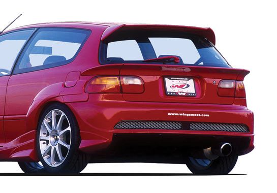 1992-1995 Honda Civic Hb Bigmouth Kit W/Voltex Rear Bumper & Extreme Fender Flare Set