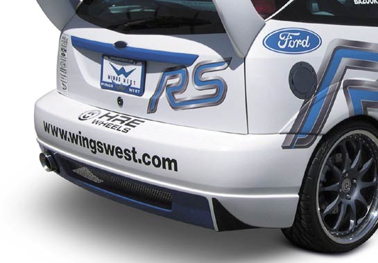 2000-2004 Ford Focus Zx3 Wrc 6Pc Complete Kit W/Flares & Wrc Wing