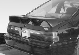 1979-1993 Ford Mustang Factory Cobra Style Liftback Wing With Light Hole