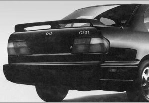 1990-1996 Infiniti G20 In Tin Model Factory Style Wing With Light