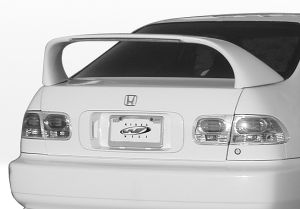 1992-1995 Honda Civic 4Dr Super Style Wing No Light