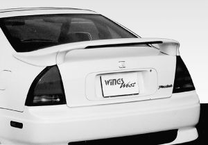 1992-1996 Honda Prelude Custom 3Pc Mid Wing With Light
