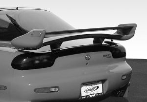 1993-1997 Mazda Rx7 Typ 2 Commando Wing No Light