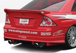 2001-2005 Honda Civic Coupe Mini-Me Commando Wing No Light