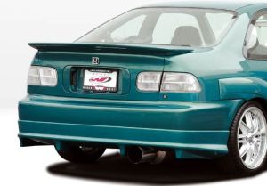 1992-1995 Honda Civic 2Dr Flushmount Whaletail Wing