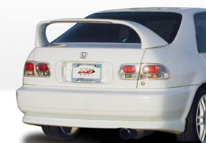 1992-1995 Honda Civic 4Dr Racing Series Rear Lip Polyurethane