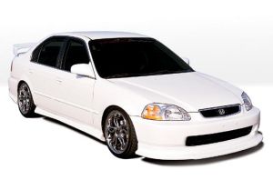 1996-1998 Honda Civic 4Dr Racing Series 4Pc Kit W/Touring Style Front Lip Polyurethane