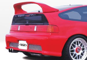 1988-1991 Honda Crx Racing Series Rear Bumper Cover Polyurethane