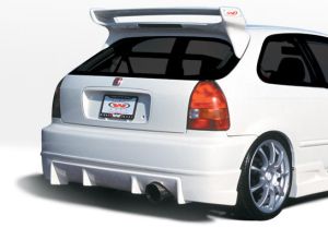 1996-2000 Honda Civic Hb Tuner Typ I Rear Lip Polyurethane