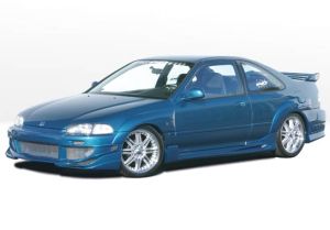 1992-1995 Honda Civic 2Dr Avenger 4Pc Kit W/7Pc Extreme Fender Flare Set