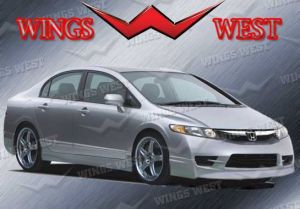 2009-2011 Honda Civic 4 Door Type R Front Lip Polyurethane