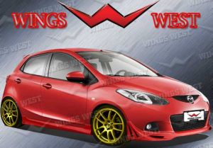2009-2009 Mazda 2 4Dr Kool Front Lip Polyurethane