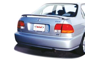 1996-2000 Honda Civic 4Dr Custom 2 Leg Wing With Light